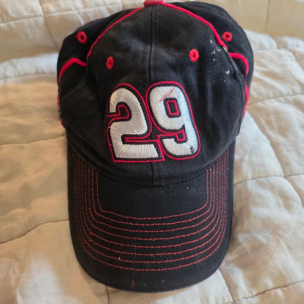 Chase Authentics NASCAR Hat Men OS Black  Budweiser Kevin Harvick 29 Racing